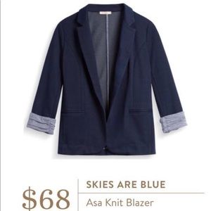 Skies Are Blue Asa Knit Blazer by Stitch Fix NWT